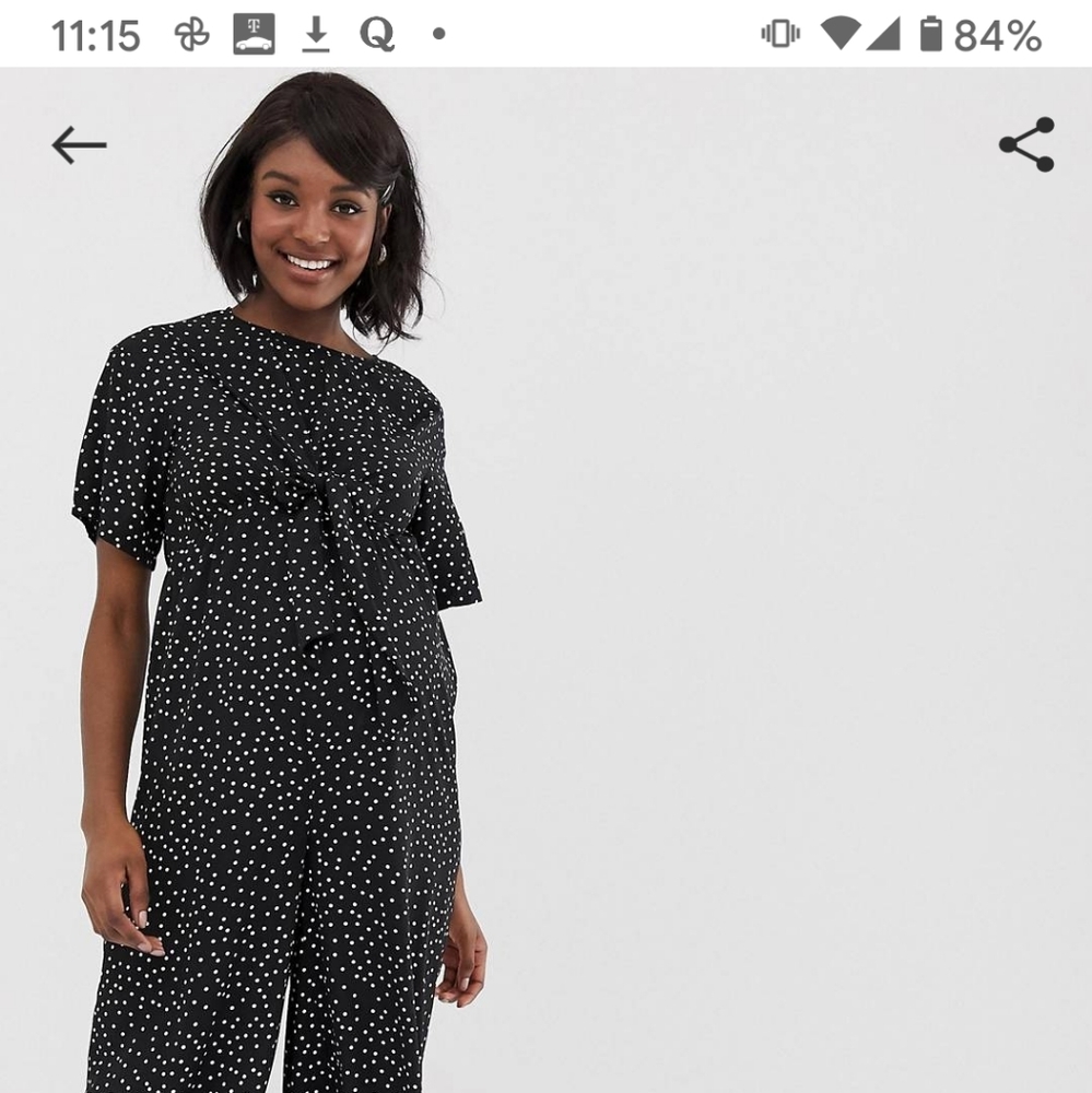 NWT Glamorous Bloom  maternity jumpsuit